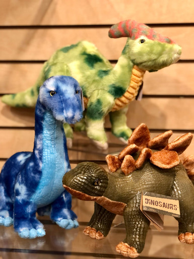 Parasaurolophus, Brachiosaurus and Stegosaurus friends