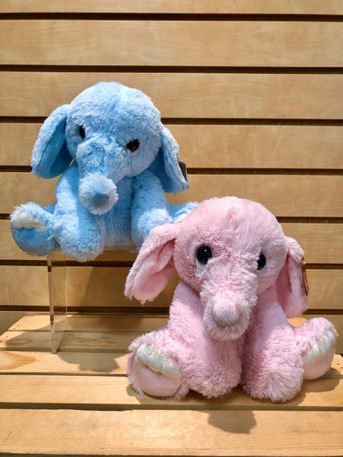 Our snugly baby elephant will be a buddy to your little one. Choose between pink or blue.