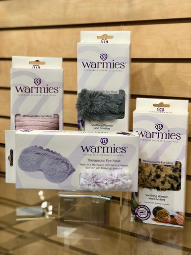 Warmies eyemasks come in a variety of colors