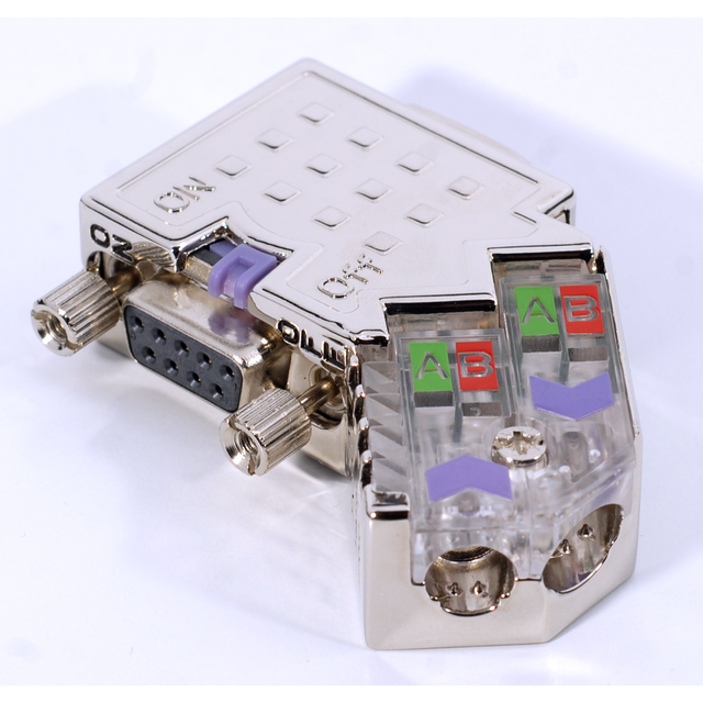 VIPA 972-0DP20 | Die-Cast PROFIBUS DP Connector 45° with Diagnostic LEDs