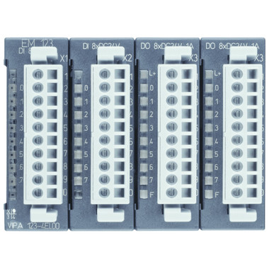 123-4EL01 - EM123 Expansion Module, 16DI, 16DO, 24VDC, Isolated