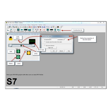 MHJ M003.020-S | SPS-VISU Starter Edition, Virtual Plant Simulation and Software PLC, S7-PLC  (300/400/VIPA) Simulation Software