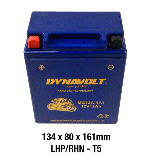 Dynavolt Gel Battery MG12A-4A1[12ah]