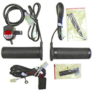 60404047.5 Heated Hand Grips Set Dotted Pattern