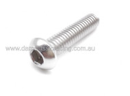 Raised Socket Head M8x20 Screw Zinc