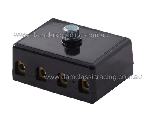 Laverda Fuse Box for 4 fuses. 8 screw type terminals