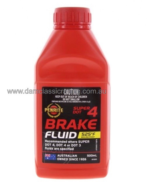 SUPER DOT4 BRAKE FLUID 500 ML Penrite