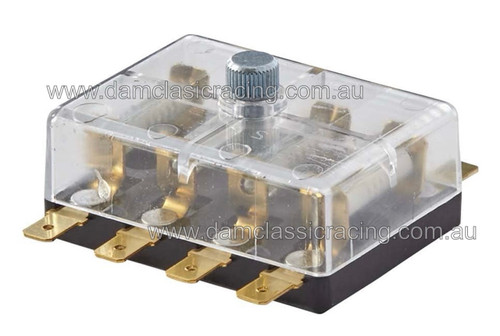 Fuse Box 4 fuse with 8 spade terminal