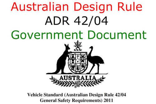 Australian Design Rule ADR 42-04