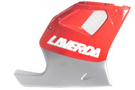 LV019G04000008 Laverda 668 RH fairing, silver/red