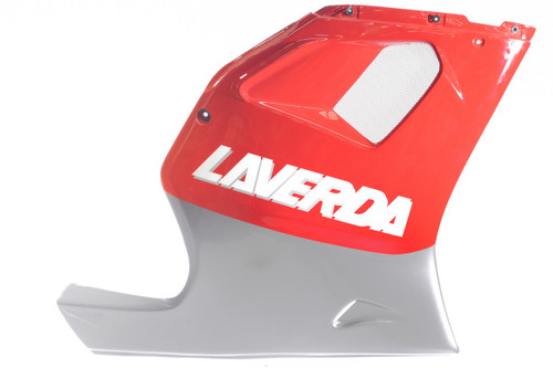 LV019G04000008 Laverda 668 RH fairing, silver/red