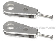 Chain Adjuster 17-18mm with 6mm bolt CHROME