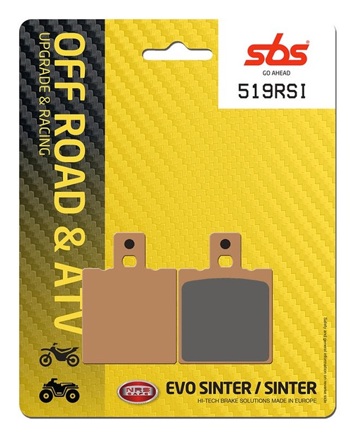 SBS 519RSI Evo Sinter Pads Front/Rear 05/P32 Caliper