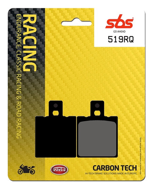 SBS 519RQ Carbon Tech Pads Rear 05/P32 Caliper