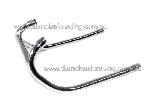 Laverda 750 Exhaust Pipe with header crossover 35/38mm