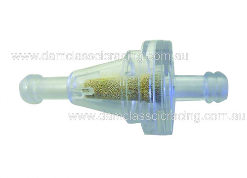 In-line Fuel Filter Clear 50mm x 6mm