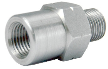 M10x1.25 FEMALE ADAPTER - CHROME 3/60125FAC