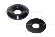 Fairing Cup Washer BLACK M6x19 LWAC6-19BK incl. fibre pad