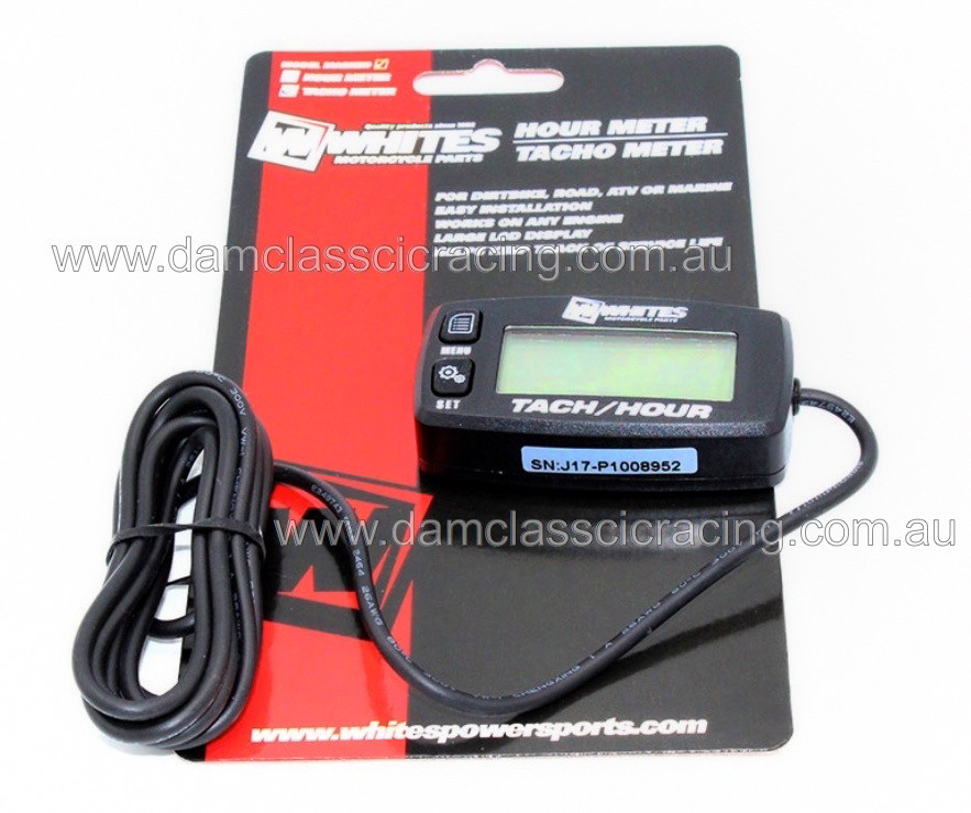69000601 Whites Inductive Digital Tachometer/Runtime Gauge DAM