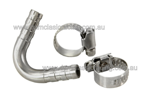 Stainless Fuel Hose Bend