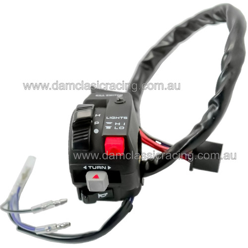 Switch Set LHS Universal with Press OFF indicator switch