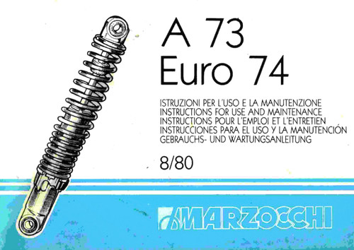 Marzocchi A73 Euro 74 Shock Absorber Rebuild Instructions