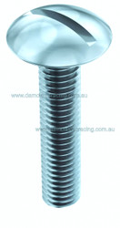 Slotted Mushroom Screw ZINC
