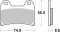 Sintered Brake Pad for Brembo P4 30/34