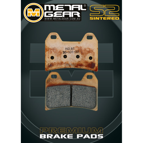Brake Pads Sintered for Brembo P4 30/34 Caliper with 2 pins