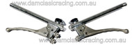Clips with twin brake cable lever