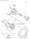 Rear brake caliper for  YAMAHA TDR 125