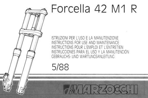 Marzocchi M1R Workshop Manual