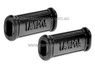 Laverda footrests with raised LAVERDA letters