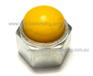 Nut Special Yellow Dome M10 with nylon seal