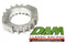30620131 Laverda Exhaust Pipe Flange for 40mm Pipes M7 use with 52mm Half Rings
