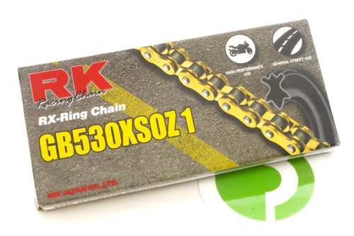 RK Chain GB530XS0Z-1 Gold 114L (rivet)