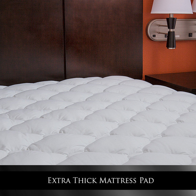 Twin Long Extra Thick 5 Star Hotel Mattress Topper - Egyptian Cotton  Bedsheets