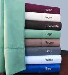 Impressions Collection - 600 Thread Count Hem Stitch Split King Sheets