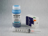 Light Cyan Refillable Cartridge for the Epson Pro 3800/3880 with 1 x 8 oz Bottle of Cave Paint Elite Enhanced Light Cyan pigment ink (needs chip from original cartridge)