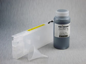 1 x Refillable Cartridge for the Epson Pro 4000/7600/9600 with 1 x 0.5 Liter Bottle of Cave Paint Elite pigment ink - Matte Black (chip resetter needs to be ordered separately)