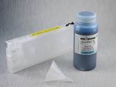 1 x Refillable Cartridge for the Epson Pro 4800 with 1 x 0.5 Liter Bottle of Cave Paint Elite Enhanced pigment ink - Light Cyan (chip resetter needs to be ordered separately)