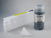 1 x Refillable Cartridge for the Epson Pro 4880 with 1 x 0.5 Liter Bottle of Cave Paint Elite Enhanced pigment ink - Photo Black (chip resetter needs to be ordered separately)