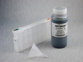 1 x Refillable Cartridge for the Epson Pro 4900 with 1 x 0.5 Liter Bottle of Cave Paint Elite Enhanced pigment ink - Light Light Black