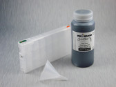 1 x Refillable Cartridge for the Epson Pro 4900 with 1 x 0.5 Liter Bottle of Cave Paint Elite Enhanced pigment ink - Photo Black