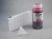 1 x Refillable Cartridge for the Epson Pro 4900 with 1 x 0.5 Liter Bottle of Cave Paint Elite Enhanced pigment ink - Vivid Magenta