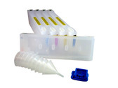 Refillable Cartridge set (5) for the Epson Pro 7700/9700 - empty - no inks - includes resetter