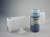 1 x Refillable Cartridge for the Epson Pro 7700/7890/7900/9700/9890/9900 with 1 x 0.5 Liter Bottle of Cave Paint Elite Enhanced pigment ink - Cyan (chip resetter needs to be ordered separately)