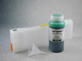 1 x Refillable Cartridge for the Epson Pro 7900/9900 with 1 x 0.5 Liter Bottle of Cave Paint Elite Enhanced pigment ink - Green (chip resetter needs to be ordered separately)