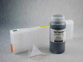 1 x Refillable Cartridge for the Epson Pro 7700/7890/7900/9700/9890/9900 with 1 x 0.5 Liter Bottle of Cave Paint Elite Enhanced pigment ink - Photo Black (chip resetter needs to be ordered separately)