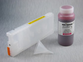 1 x Refillable Cartridge for the Epson Pro 7800/9800 with 1 x 0.5 Liter Bottle of Cave Paint Elite Enhanced pigment ink - Magenta (chip resetter needs to be ordered separately)